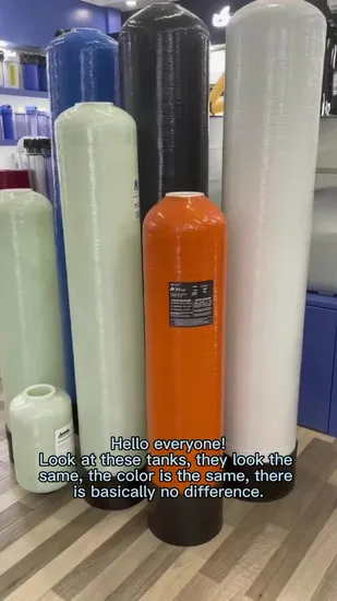 FRP Pressure Vessel Water Filter Tank Jacket / Cover with Logo Printing